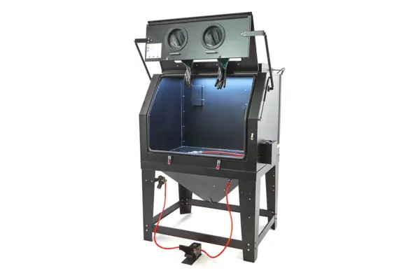 HBM SBC 990 Sandstrahlkabine mit Absaugung, mattchwarz – Bild 3
