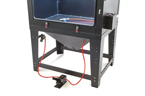 HBM SBC 990 Sandstrahlkabine mit Absaugung, mattchwarz – Bild 4