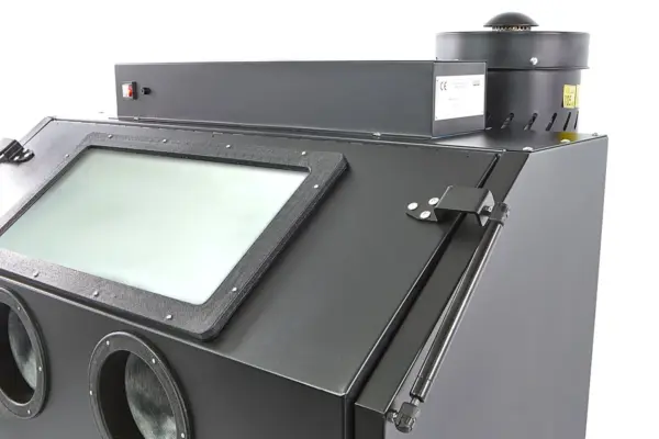 HBM Sandstrahlkabine mit Absaugung SBC 420/500 schwarz – Bild 10