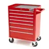 HBM Werkzeugwagen mit 7 Schubladen, 66 cm, rot