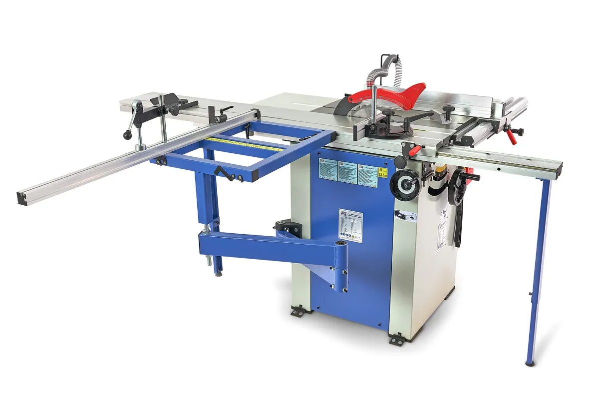 HBM 1600 Profi Formatkreissäge, Tischkreissäge mit Rollentisch