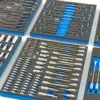 HBM Werkstattwagen bestückt 245-teilig, schwarz – Bild 14