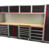 HBM modulares Profi-Werkstattsystem deluxe, 16-teilig, schwarz-rot