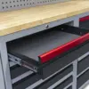 HBM modulares Profi-Werkstattsystem deluxe, 16-teilig, schwarz-rot – Bild 16