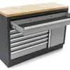 HBM 7 Schubladen 136 Cm. Professioneller Werkzeugschrank, Werkbank mit Tür für Werkstattausrüstung – Bild 11