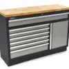 HBM 7 Schubladen 136 Cm. Professioneller Werkzeugschrank, Werkbank mit Tür für Werkstattausrüstung – Bild 3