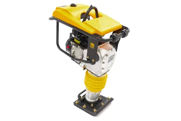 HBM Professional 6.5 HP Vibrationsplattenstempel inklusive Radsatz und Motorabdeckung – Bild 7