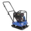 HBM Professional 6,5 HP Rüttelplatte inklusive Radsatz und Gehwegschutzplatte 15000N