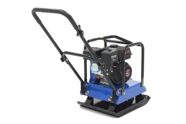 HBM Professional 6,5 HP Rüttelplatte inklusive Radsatz und Gehwegschutzplatte 15000N – Bild 4
