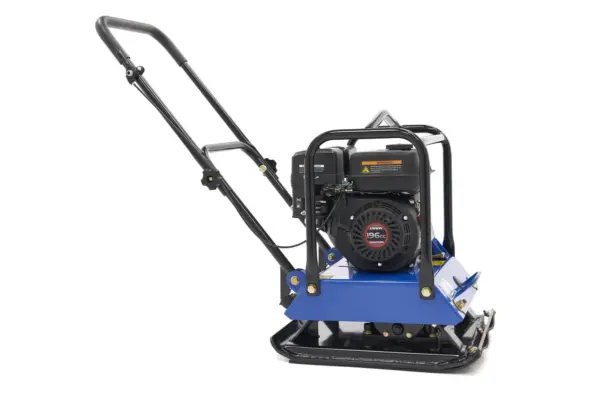 HBM Professional 6,5 HP Rüttelplatte inklusive Radsatz und Gehwegschutzplatte 15000N – Bild 5