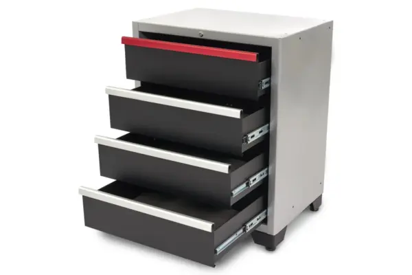 HBM 4 Schubladen Deluxe Profi-Werkzeugschrank für Werkstattausrüstung – Bild 4