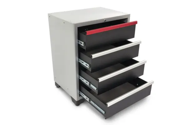 HBM 4 Schubladen Deluxe Profi-Werkzeugschrank für Werkstattausrüstung – Bild 5