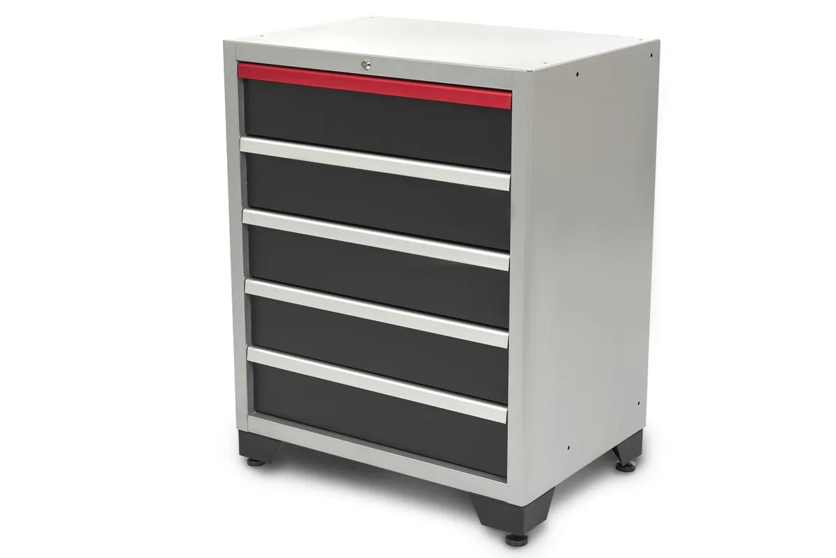 HBM 5 Schubladen Deluxe Profi-Werkzeugschrank für Werkstattausrüstung