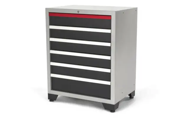 HBM 6 Schubladen Deluxe Profi-Werkzeugschrank für Werkstattausrüstung
