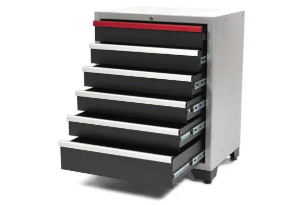 HBM 6 Schubladen Deluxe Profi-Werkzeugschrank für Werkstattausrüstung – Bild 4