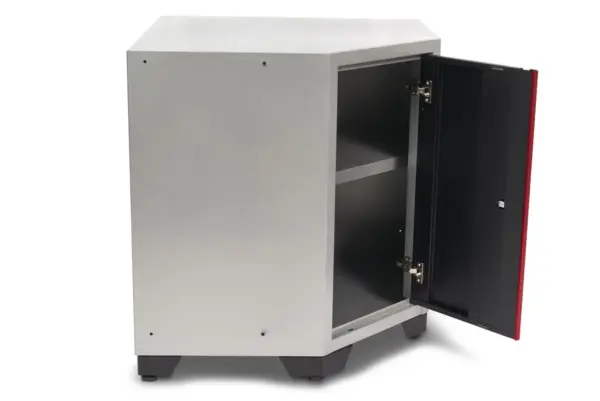HBM Deluxe Eckregal mit Tür für Werkstattausrüstung – Bild 6