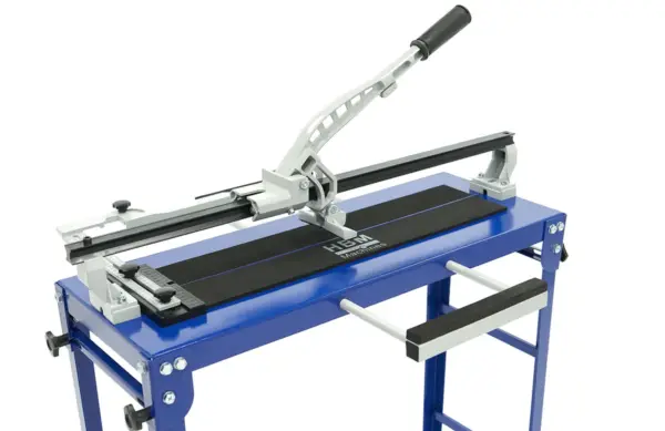 HBM 600 mm. Professioneller Hochleistungs-Fliesenschneider inklusive Ständer und 2 Schneidrädchen – Bild 3