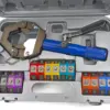 HBM Professionelle Hydraulik-Crimpzange, Zange für hydraulische Schläuche – Bild 2
