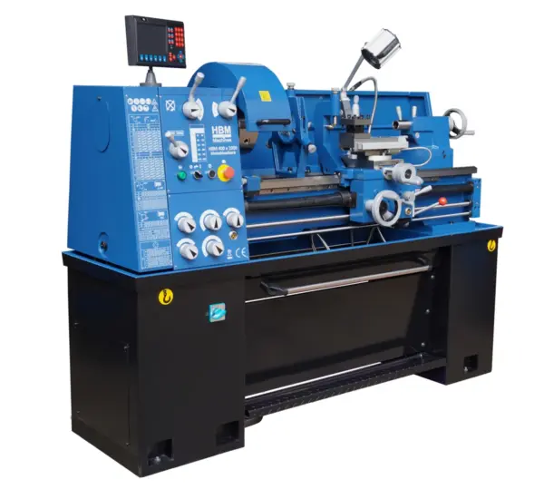 HBM Metalldrehbank 400 x 1000 DRO 400 Volt HBM Metalldrehbank 400 x 1000 DRO 400 Volt