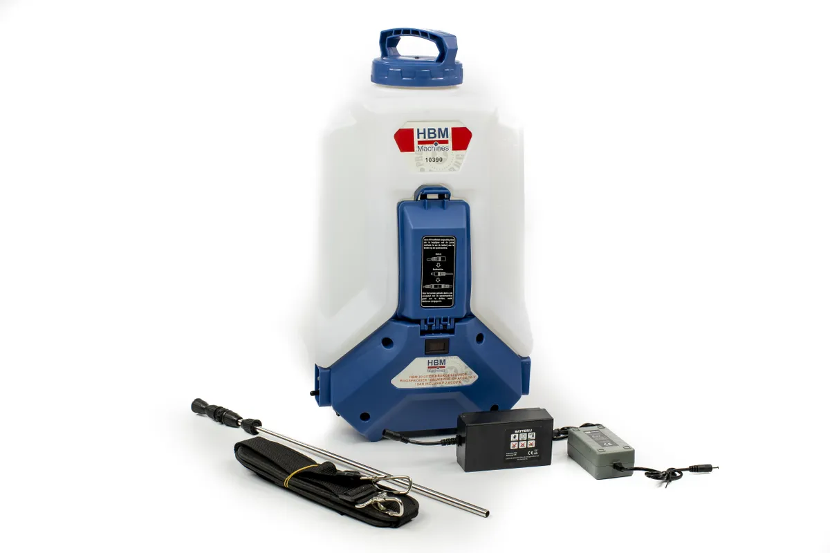 HBM 20 Liter Akku-Drucksprühgerät 12-V / 8Ah inklusive 2 Akkus