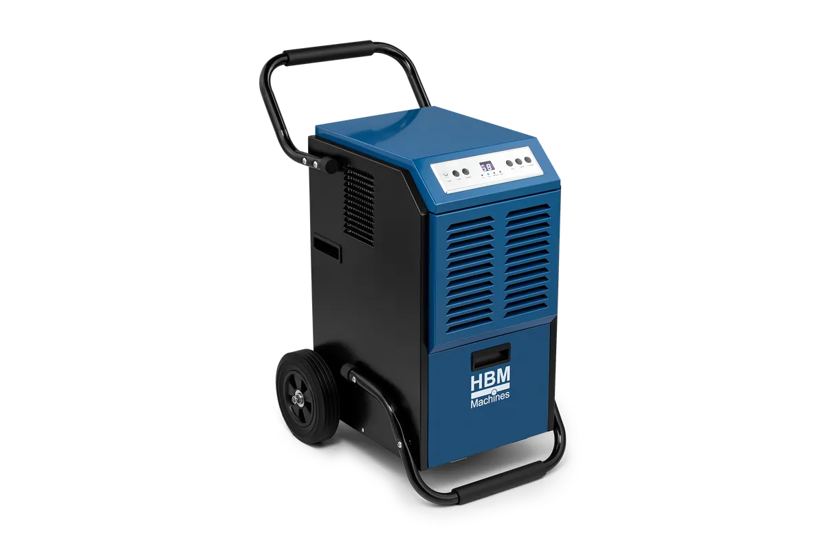 HBM professionelle Bautrockner, Luftentfeuchter, Feuchtigkeitsabsorber 50 Liter, 650 Watt