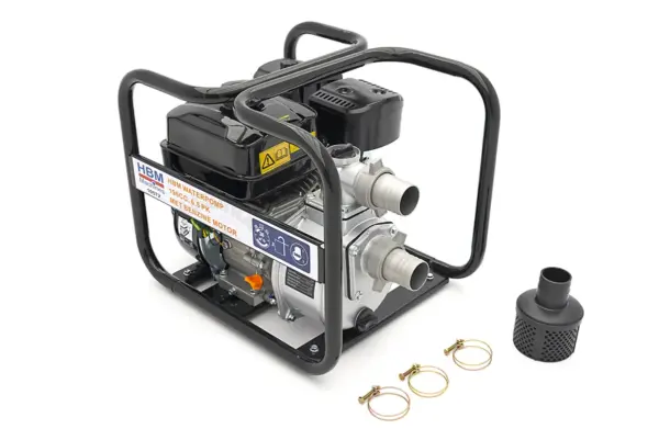 HBM Wasserpumpe 196cc. 6,5 PS mit Benzinmotor