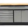 HBM professioneller Werkzeugschrank 136 cm mit 9 Schubladen, Werkbank für Werkstattausrüstung – Bild 2