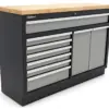 HBM professioneller Werkzeugschrank 136 cm mit 9 Schubladen, Werkbank für Werkstattausrüstung – Bild 3