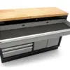 HBM professioneller Werkzeugschrank 136 cm mit 9 Schubladen, Werkbank für Werkstattausrüstung – Bild 4