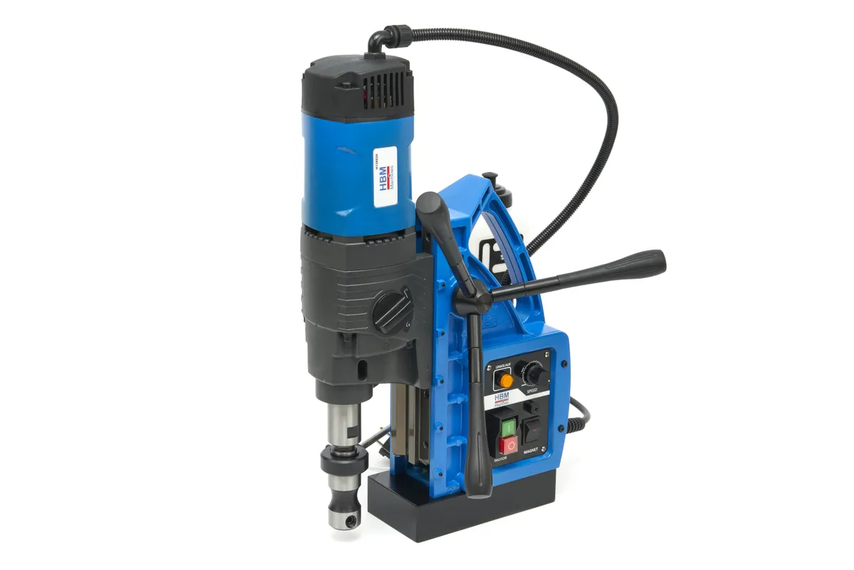 HBM 65 mm Profi-Magnetbohrer mit variabler Drehzahl und Gewindebohrfunktion