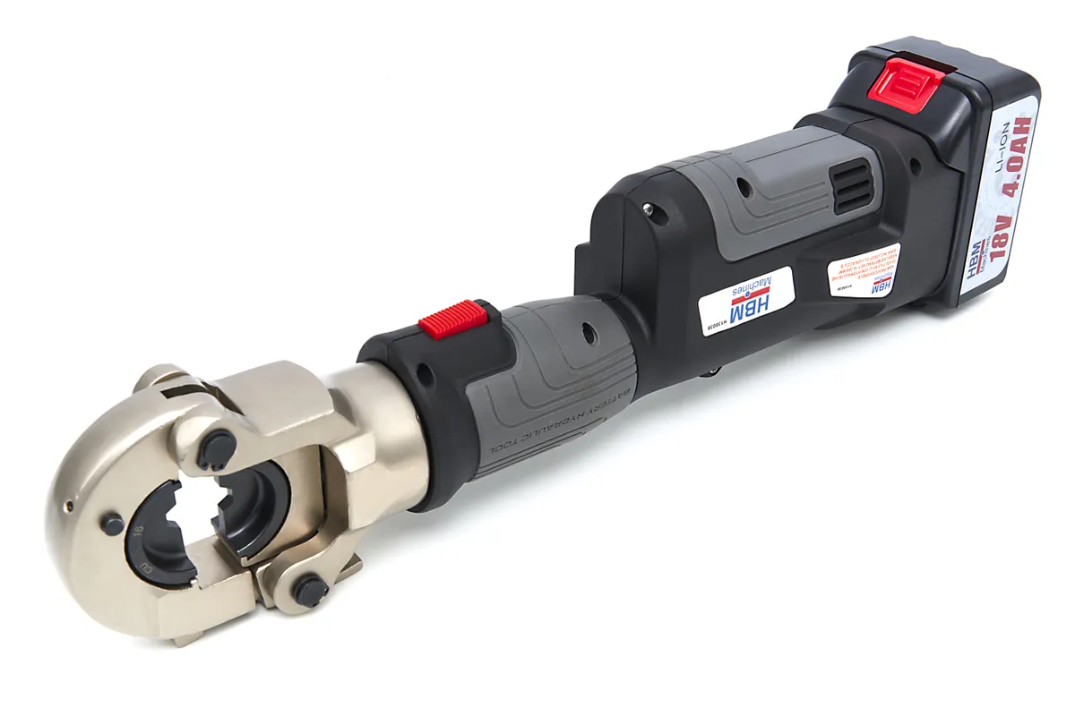 HBM Hydraulik-Kabelcrimpzangen-Set 16–300 mm² – 60 kN Akku-betrieben