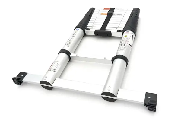HBM Professional Teleskopleiter - Aluminium - Max. Arbeitshöhe 3,80 m HBM Professional Teleskopleiter - Aluminium - Max. Arbeitshöhe 3,80 m