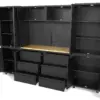 HBM Premium-Werkstattsystem, 11-teilig, mattschwarz – Bild 4