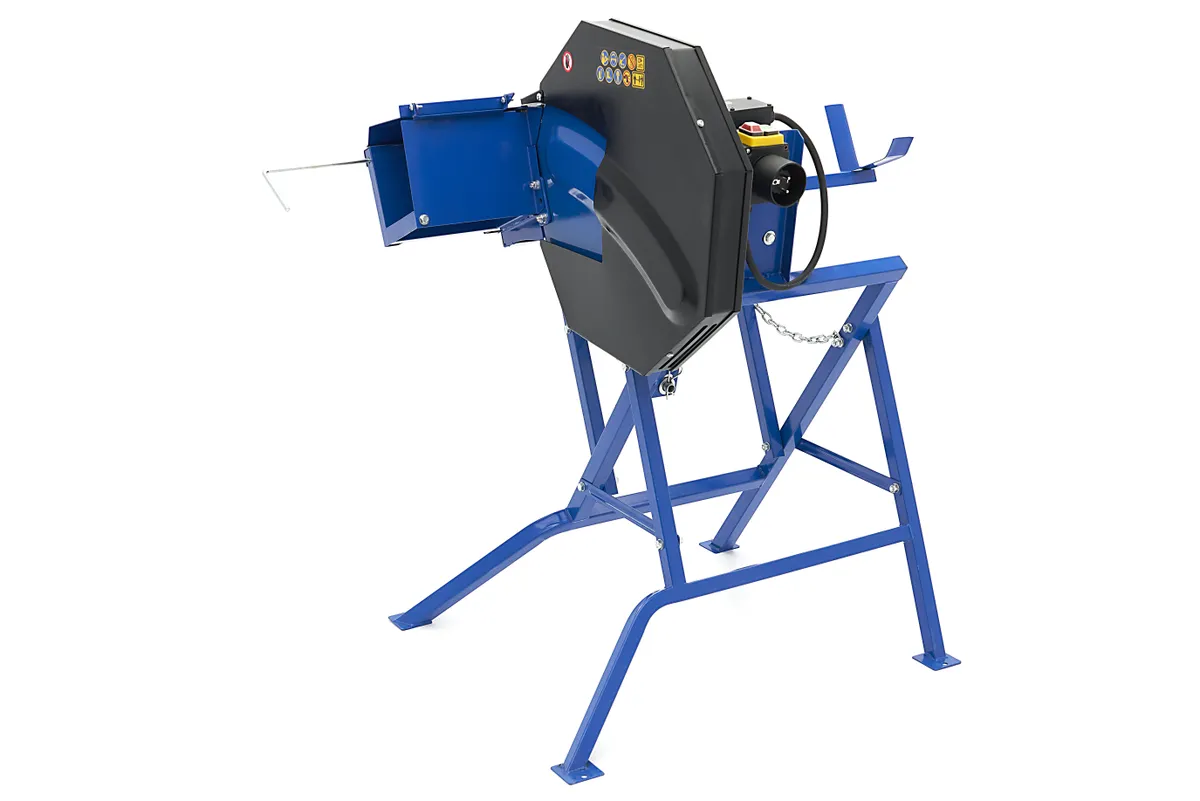 HBM 405 mm. Wippsäge, Brennholzsäge 2200 Watt mit 140-1000 mm Schnittleistung