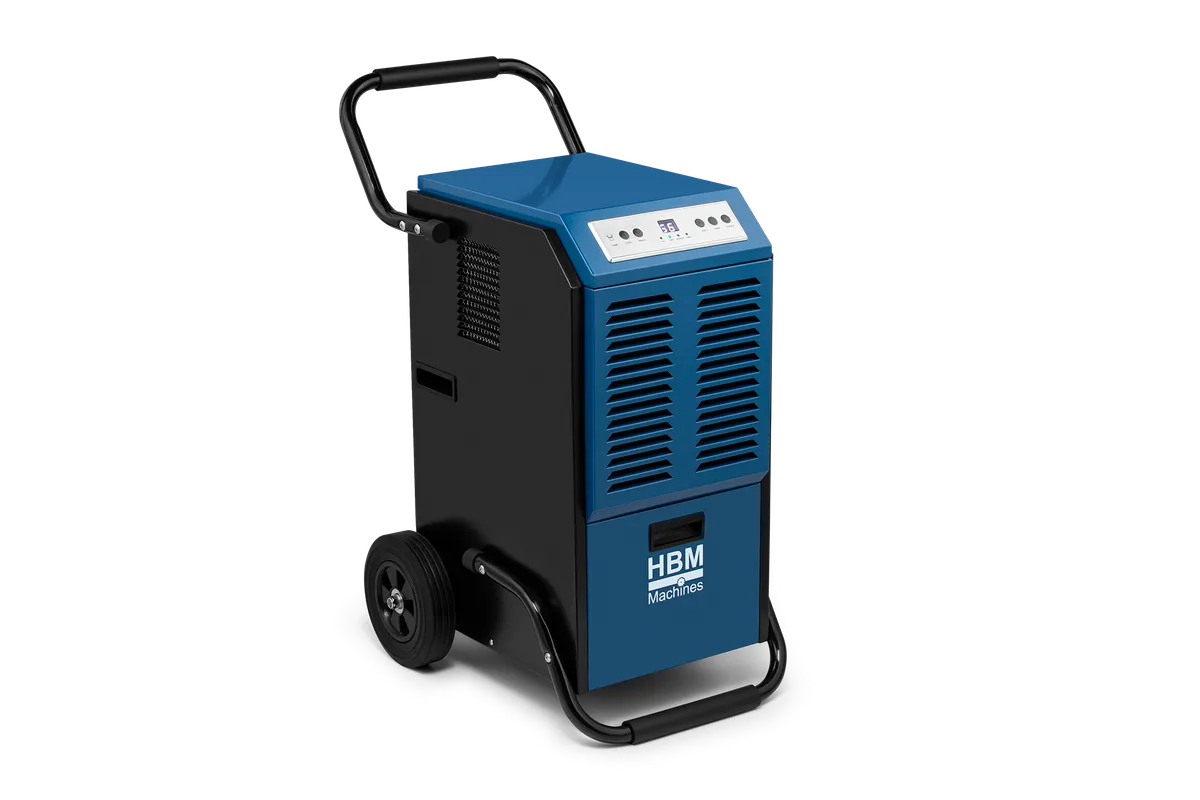 HBM professionelle Bautrockner, Luftentfeuchter, Feuchtigkeitsfänger 70 Liter, 860 Watt