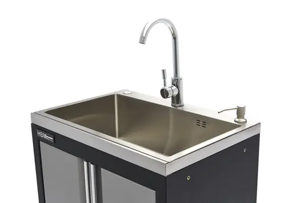 HBM Waschbecken mit Wasserhahn für Werkstattausrüstung – Bild 4