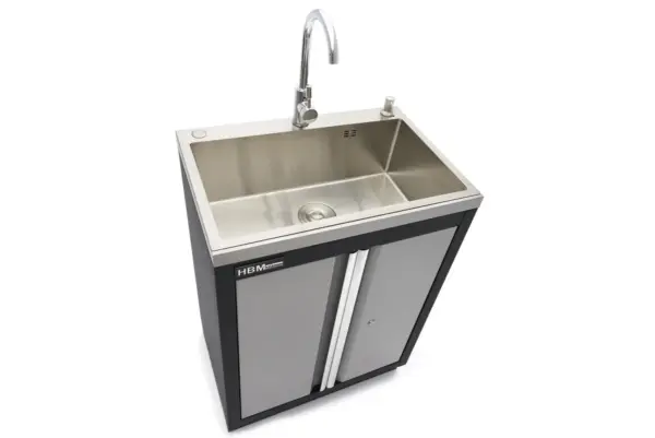 HBM Waschbecken mit Wasserhahn für Werkstattausrüstung – Bild 6