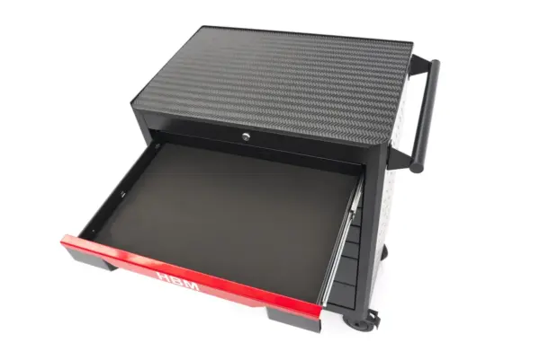 HBM Werkzeugwagen mit 7 Schubladen, 68 cm, schwarz – Bild 7 HBM Werkzeugwagen mit 7 Schubladen, 68 cm, schwarz – Bild 7