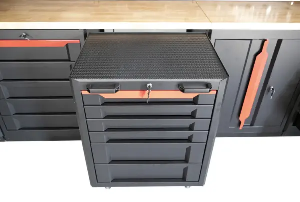 HBM professionelles, modulares Werkstattsystem der Extraklasse, 17-teilig, schwarz-rot – Bild 13 HBM professionelles, modulares Werkstattsystem der Extraklasse, 17-teilig, schwarz-rot – Bild 13