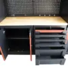 HBM professionelles, modulares Werkstattsystem der Extraklasse, 10-teilig, schwarz-rot – Bild 4