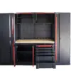 HBM professionelles, modulares Werkstattsystem der Extraklasse, 10-teilig, schwarz-rot – Bild 5