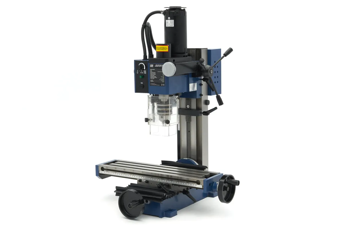 HBM Mini-Fräsmaschine BF 13 mit großem Tisch