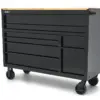 HBM Werkzeugwagen, 8 Schubladen, 142 cm, schwarz