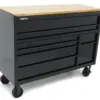HBM Werkzeugwagen, 8 Schubladen, 142 cm, schwarz – Bild 3