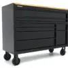 HBM Werkzeugwagen, 8 Schubladen, 142 cm, schwarz – Bild 4