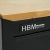 HBM Werkzeugwagen, 8 Schubladen, 142 cm, schwarz – Bild 5
