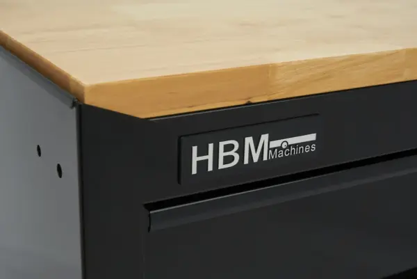 HBM Werkzeugwagen, 8 Schubladen, 142 cm, schwarz – Bild 5