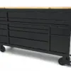 HBM Werkzeugwagen, 14 Schubladen, 182 cm, schwarz – Bild 3