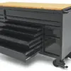 HBM Werkzeugwagen, 14 Schubladen, 182 cm, schwarz – Bild 7