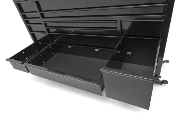 HBM Werkzeugwagen, 14 Schubladen, 182 cm, schwarz – Bild 8